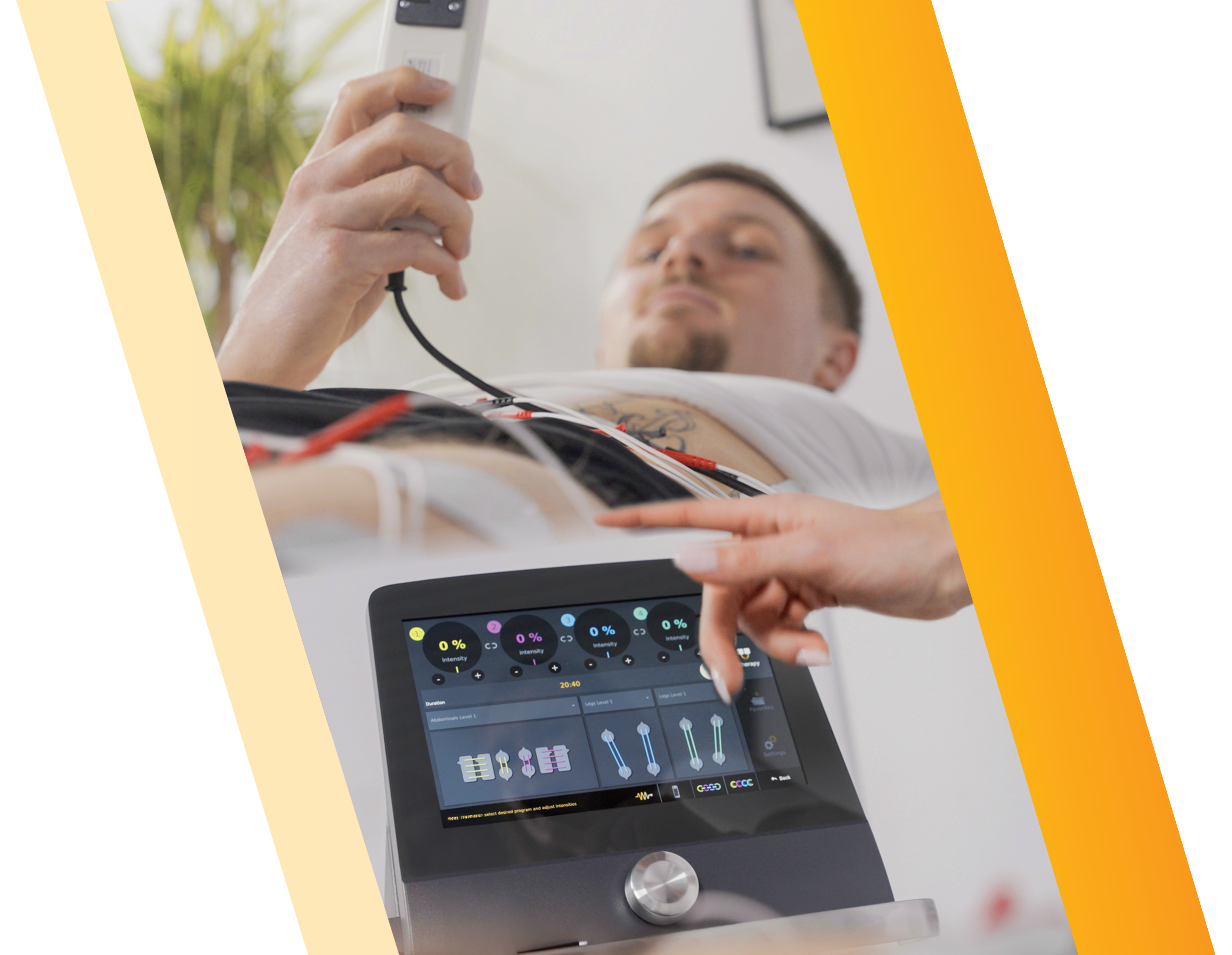 Z Stim Male Patient with Remote & Practitioner Touchscreen